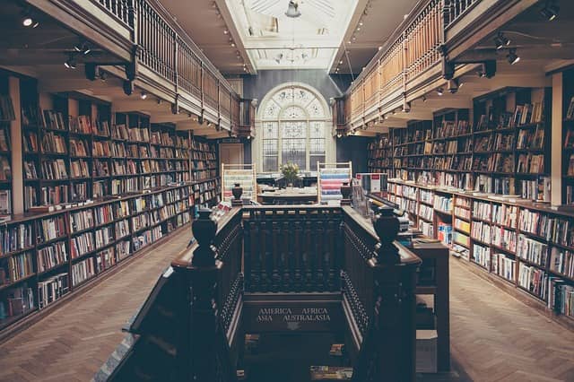 image of a law library