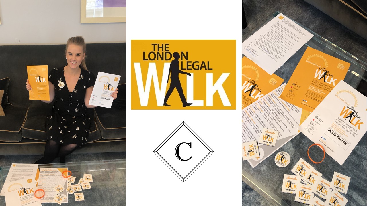 Crasner Consulting is proud to be taking part in this year’s London #legalwalk on Monday 17th June