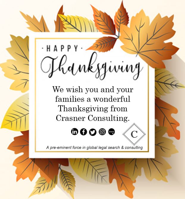 Happy Thanksgiving to our U.S. Clients, Contacts & Friends
